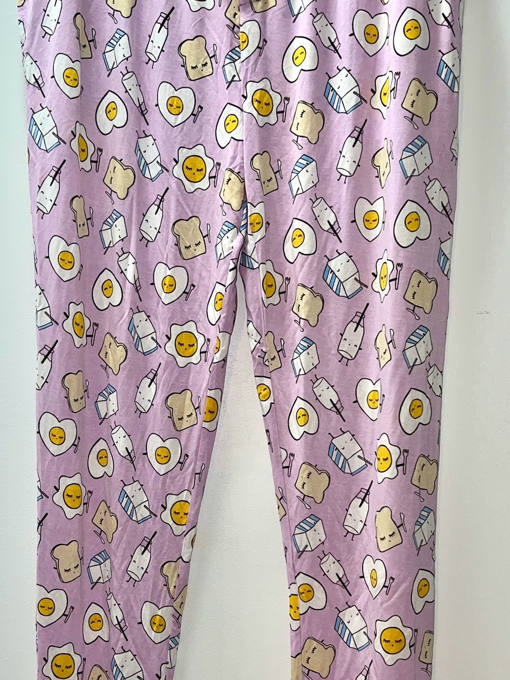 Women’s Purple Breakfast Print Pajama Pants